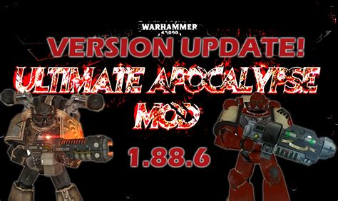 Dow ultimate apocalypse - Ultimate Apocalypse gives you really big, epic battles and lets you have fun with the bigger units of 40k. Unification brings in a ton more factions (including variant of existing factions) and gives everyone updated units based on the more recent lore. Unification is like the base game but bigger. More factions, more unit, bug fixes, new AI ... 